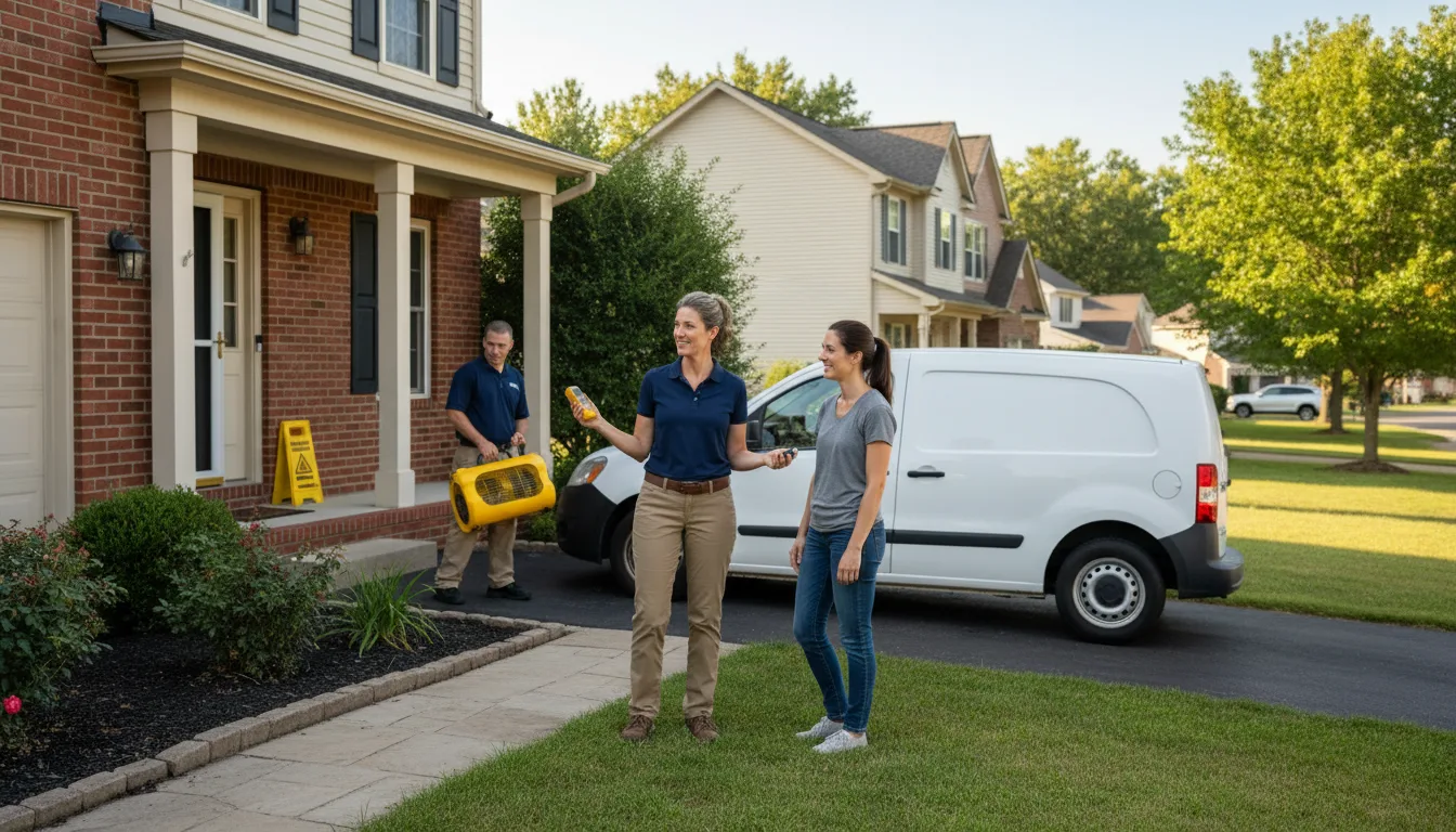 Water restoration image for Dehumidification And Cleanup Services in Castalia, IA